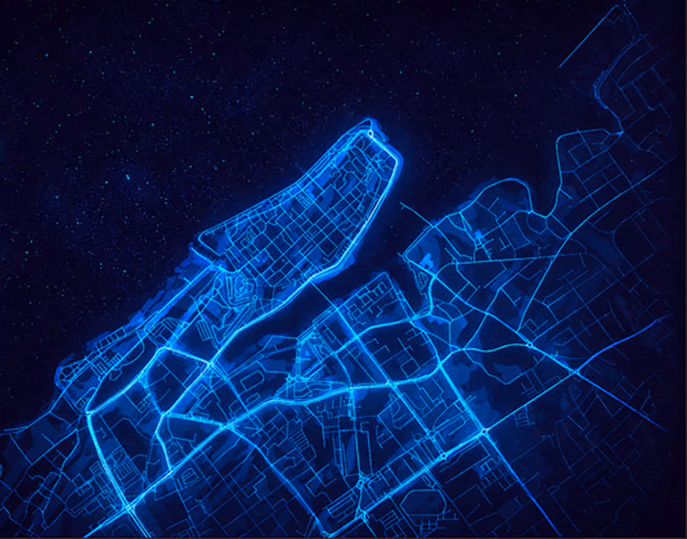 Illustrated map of Zadar, Croatia